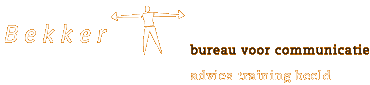 Bekker bureau voor communicatie, advies training beeld